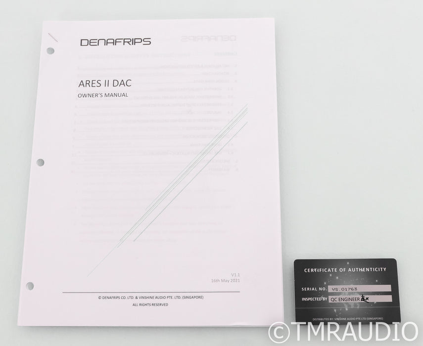 Denafrips Ares II DAC; Black; Ares 2