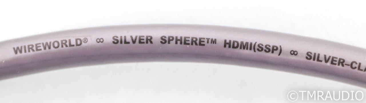 WireWorld Silver Sphere HDMI Cable; 1m Digital Interconnect