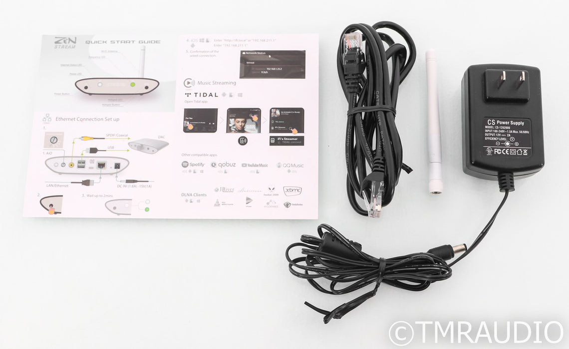 iFi Zen Stream Wireless Network Streamer; Airplay; Roon Endpoint