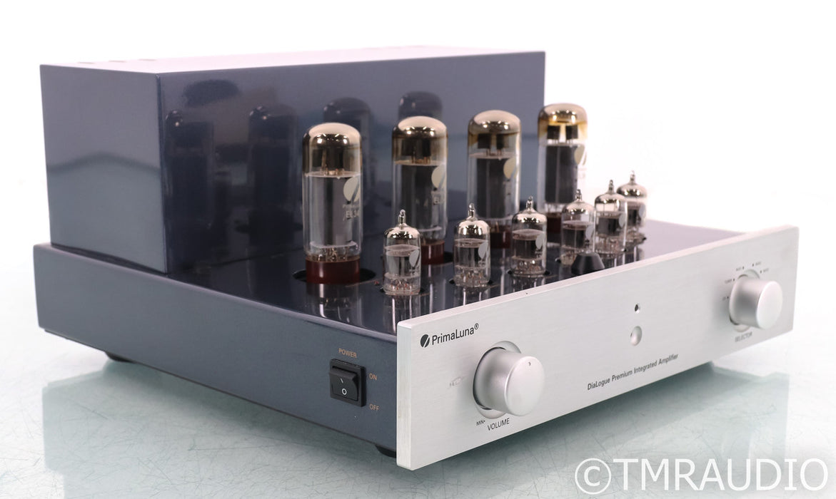 PrimaLuna DiaLogue Premium Stereo Tube Integrated Amplifier; Silver; Remote