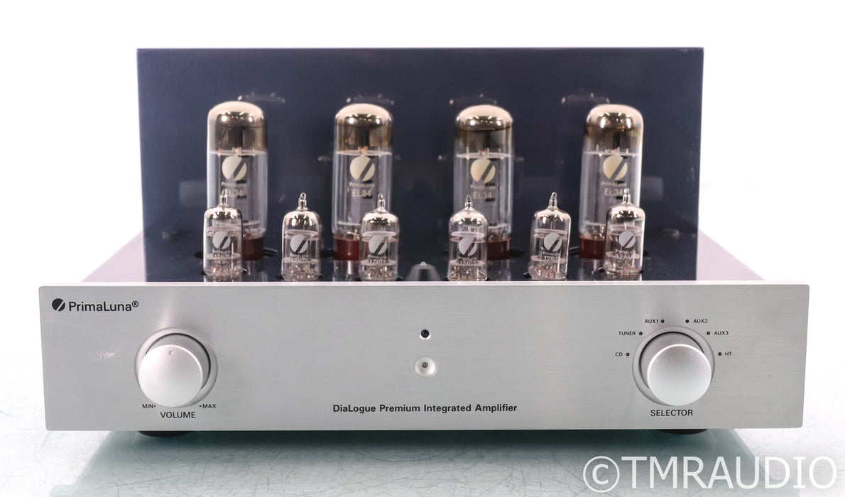 PrimaLuna DiaLogue Premium Stereo Tube Integrated Amplifier; Silver; Remote