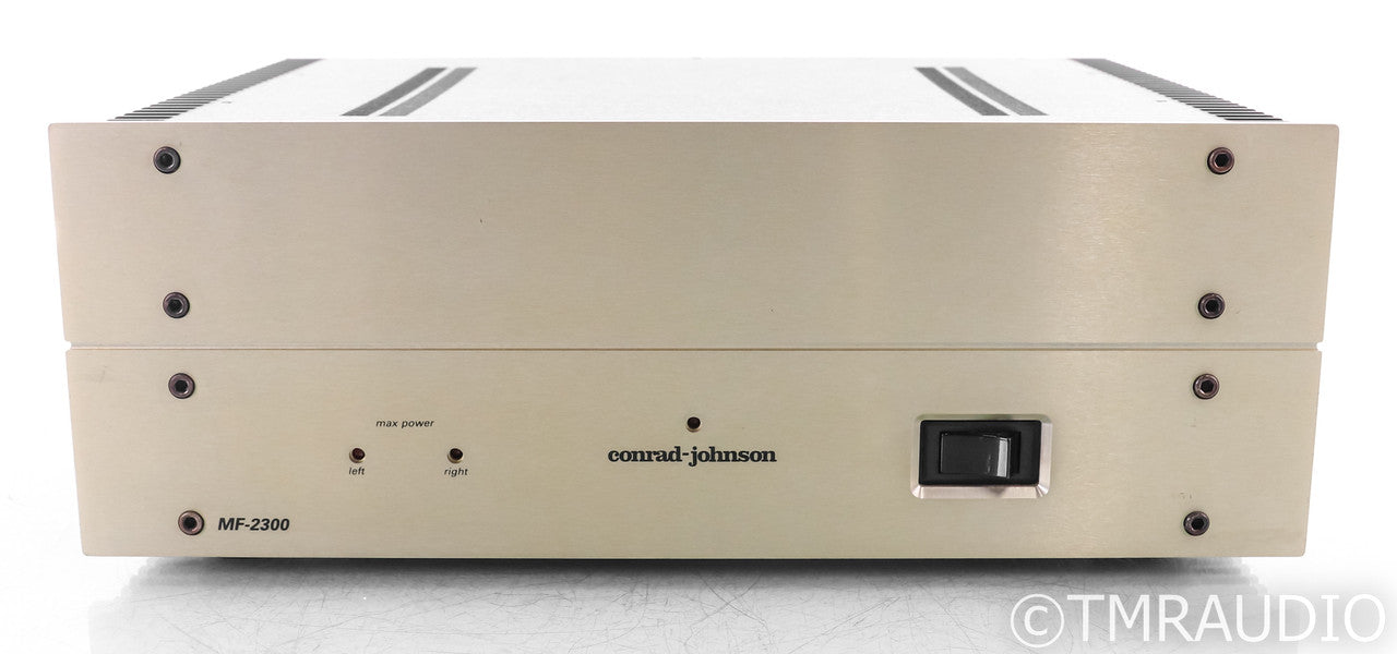 Conrad Johnson MF-2300 Stereo Power Amplifier; MF2300