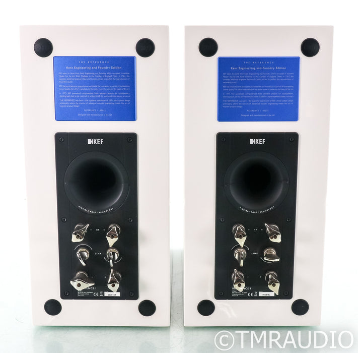 KEF Reference 1 Foundry Edition Bookshelf Speakers; White Pair