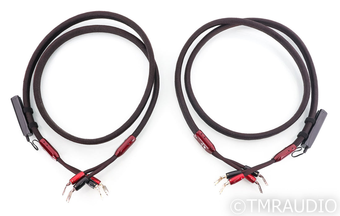 AudioQuest William Tell Zero Speaker Cables; 6.5ft Pair; 72v DBS