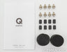 Q Acoustics 3030i Bookshelf Speakers; Gray Pair w/ Stands