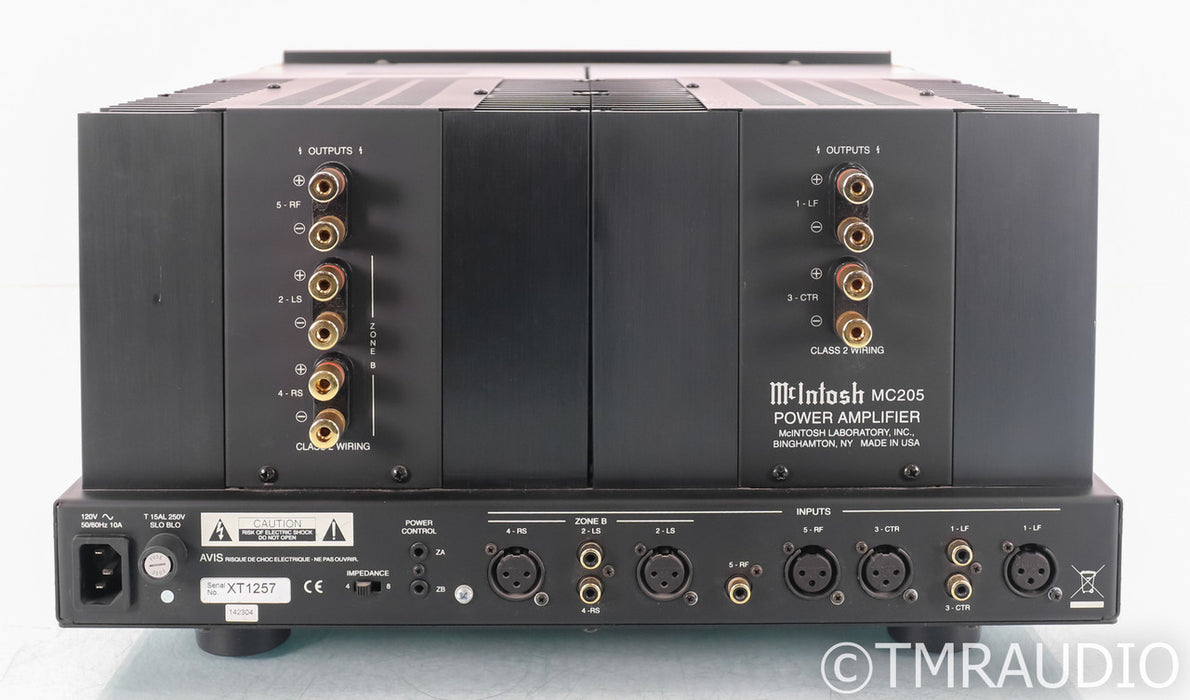 McIntosh MC205 5-Channel Power Amplifier; MC-205