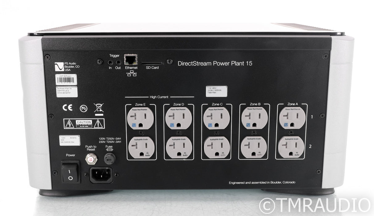 PS Audio PowerPlant 15 AC Power Line Regenerator; P15; Silver (Used)