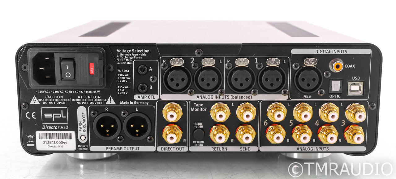 SPL Director MkII DAC / Preamplifier; D/A Converter; Silver