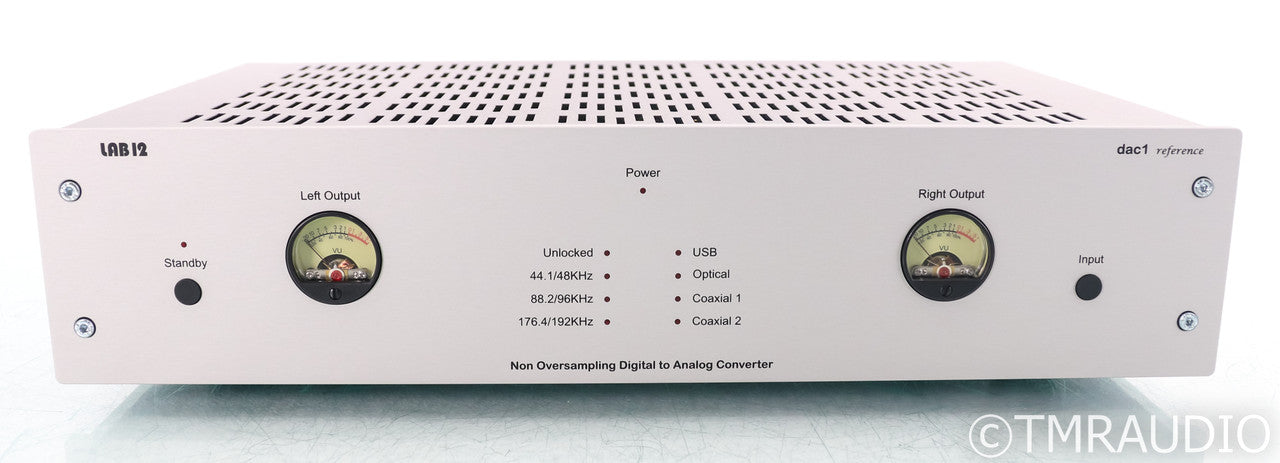 Lab12 dac1 reference Tube Hybrid DAC; D/A Converter; Silver (Open Box)