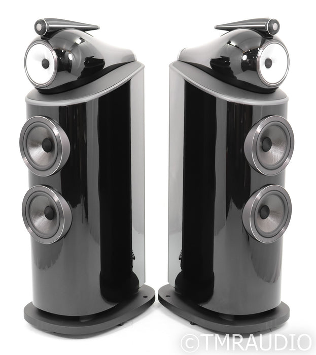 B&W 802 D4 Floorstanding Speakers; Gloss Black Pair (Unused)