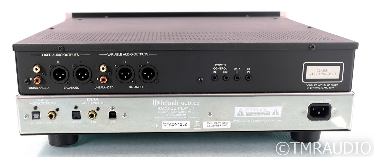McIntosh MCD550 SACD / CD Player; MCD-550