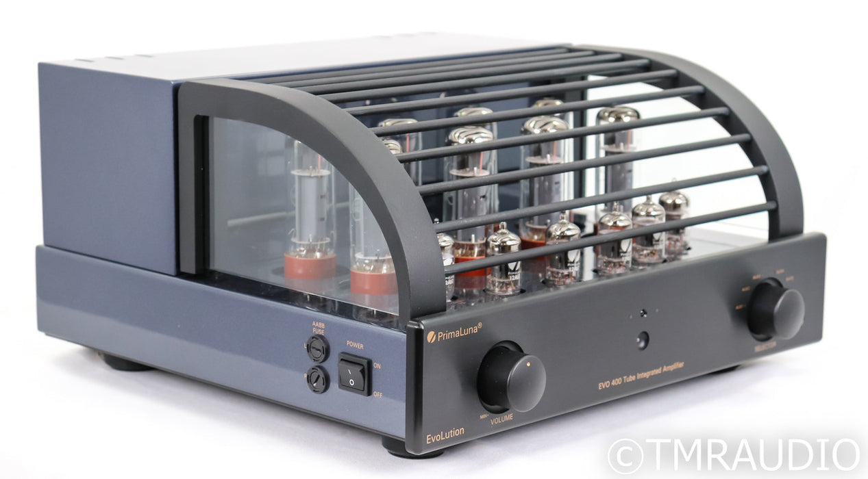 PrimaLuna EvoLution EVO 400 Stereo Tube Integrated Amplifier; Black; Remote