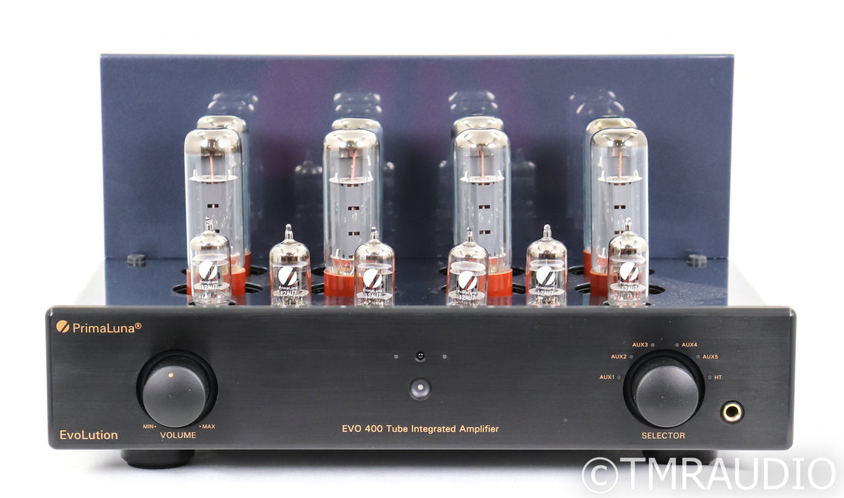 PrimaLuna EvoLution EVO 400 Stereo Tube Integrated Amplifier; Black; Remote