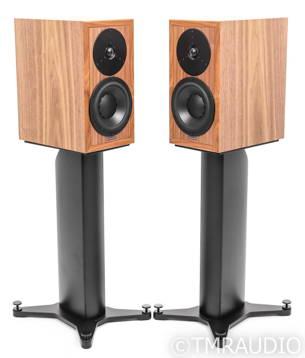 Dynaudio Heritage Special Bookshelf Speakers; Walnut Pair w/ Stands
