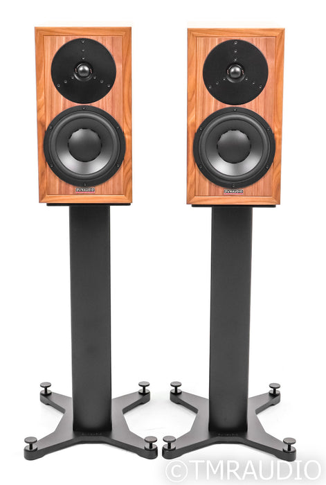 Dynaudio Heritage Special Bookshelf Speakers; Walnut Pair w/ Stands