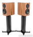 Dynaudio Heritage Special Bookshelf Speakers; Walnut Pair w/ Stands