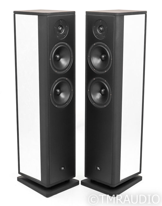 Rosso Fiorentino Elba Series 2 Floorstanding Speakers; Silver Leaf Pair