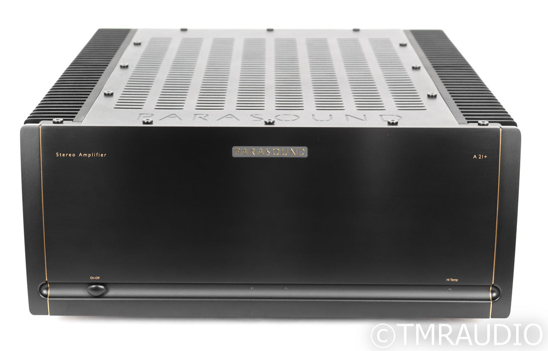 Parasound Halo A21+ Stereo Power Amplifier; Black; A-21 +