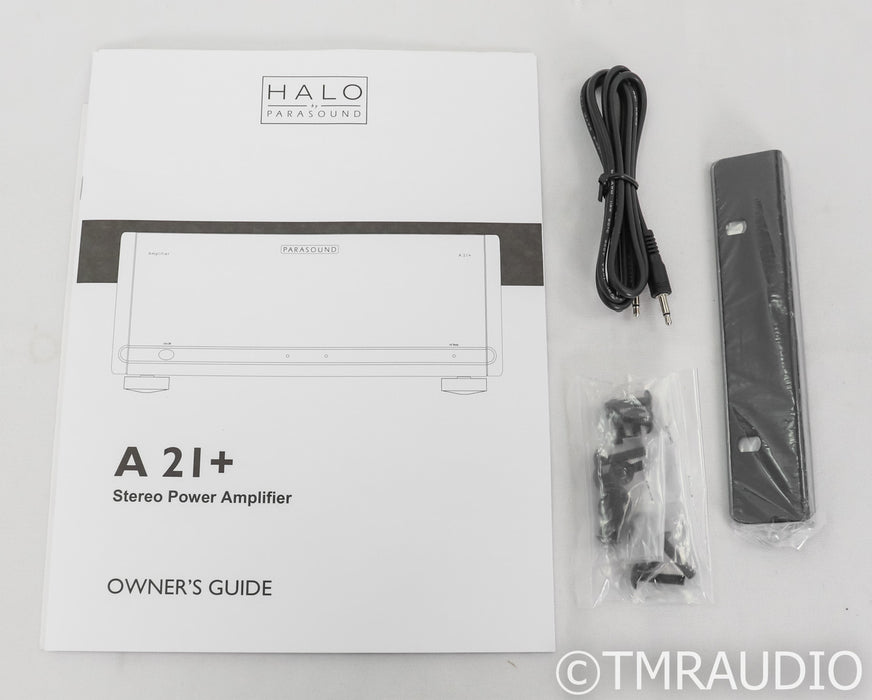 Parasound Halo A21+ Stereo Power Amplifier; Black; A-21 +