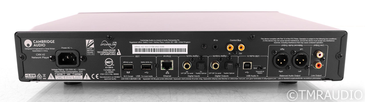 Cambridge Audio CXN v2 Wireless Streaming DAC; CXNV2; Remote; Roon Ready