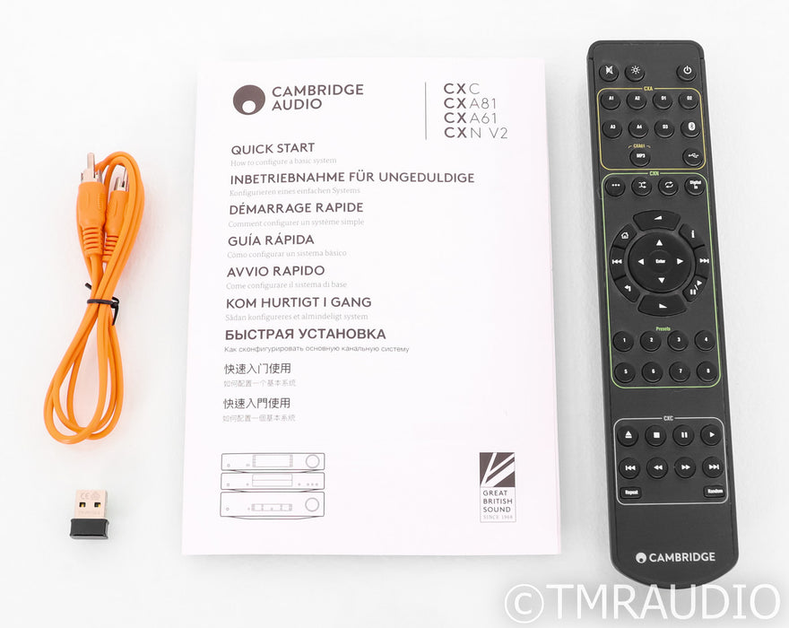Cambridge Audio CXN v2 Wireless Streaming DAC; CXNV2; Remote; Roon Ready