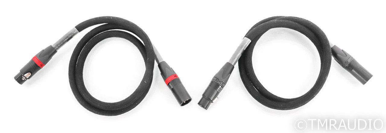 LessLoss C-MARC XLR Cables; 1m Pair Balanced Interconnects; Cmarc