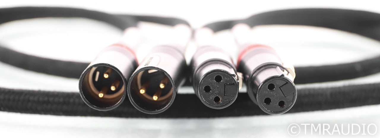 LessLoss C-MARC XLR Cables; 1m Pair Balanced Interconnects; Cmarc