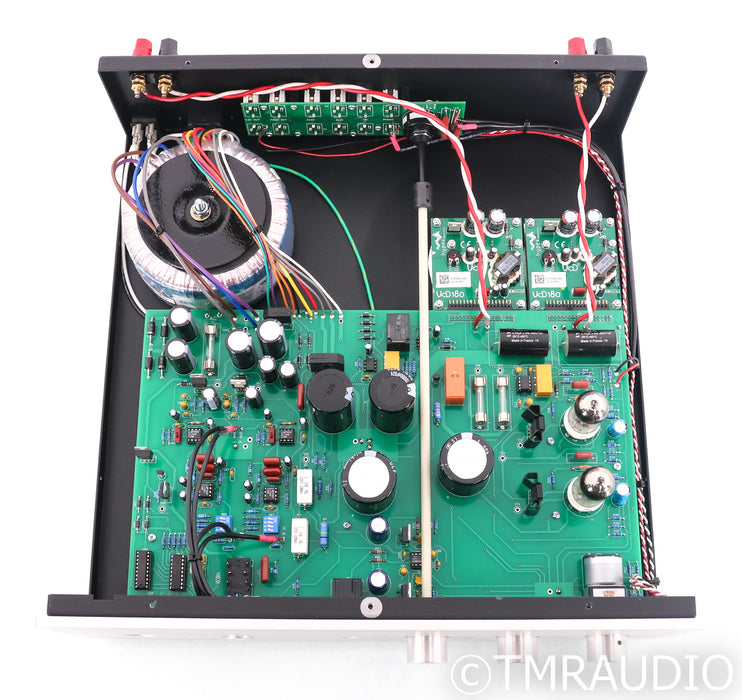 Rogue Audio Sphinx V3 Stereo Tube Hybrid Integrated Amplifier; Silver; Remote