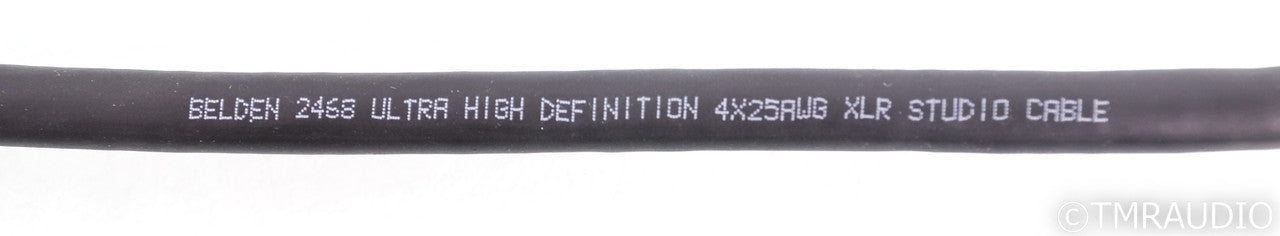Belden 2468 XLR Cables; 9ft Pair Balanced Interconnects; BAV