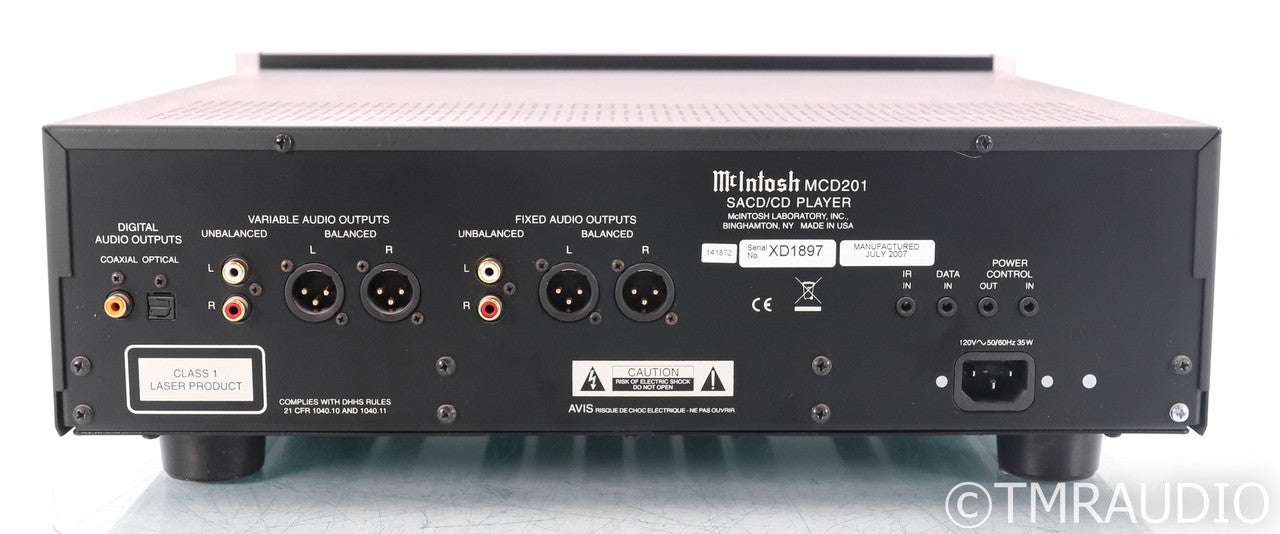 McIntosh MD201 SACD / CD Player; Remote; MCD-201