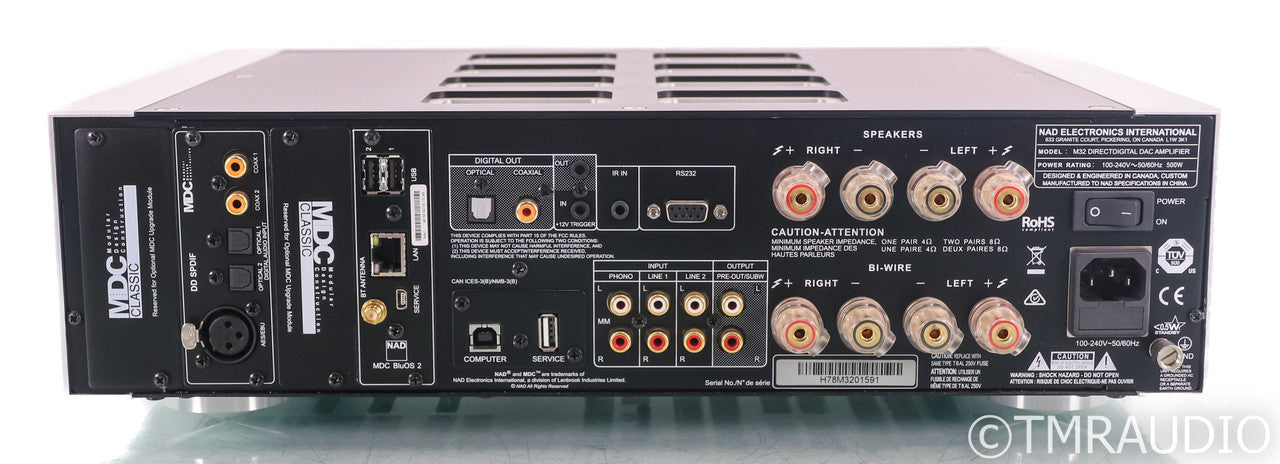NAD M32 Stereo Integrated Amplifier; DAC; MM Phono; Remote; BluOS
