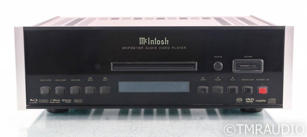 McIntosh MVP881 Universal Disc Player; Remote; Bluray / DVD / SACD / CD