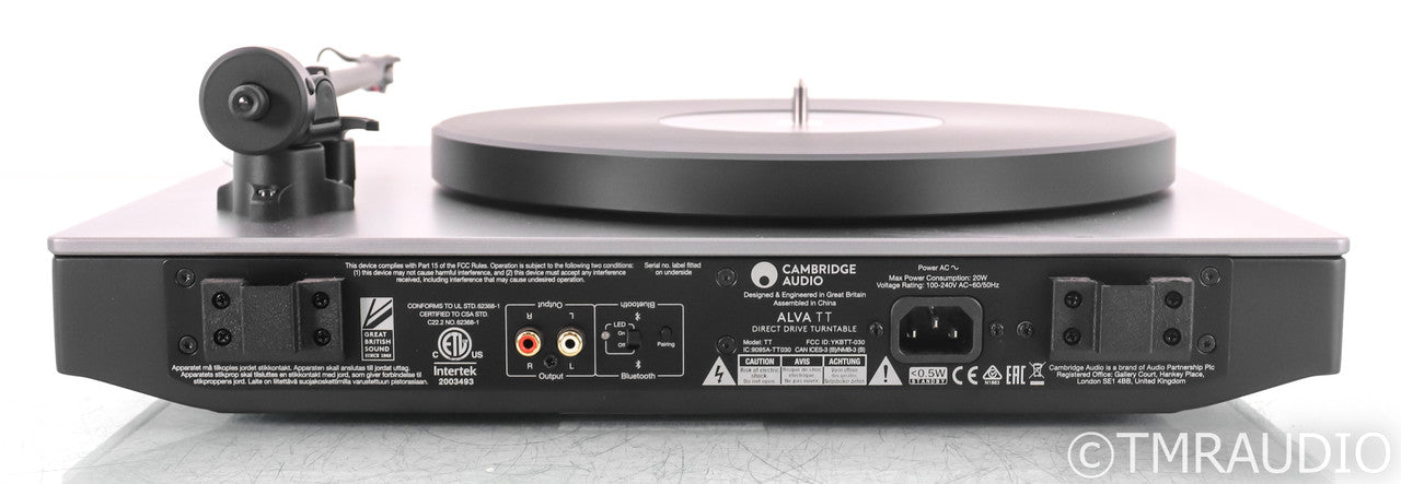 Camridge Audio Alva TT Direct-Drive Turntable; Bluetooth; Alva MC