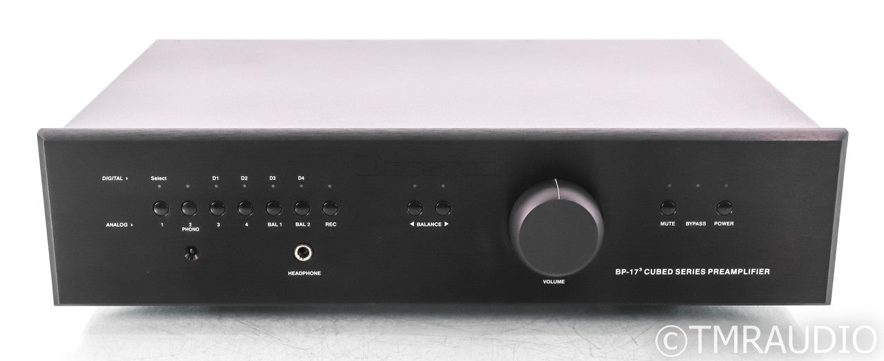 Bryston BP-17 Cubed Stereo Preamplifier; BP17; Black