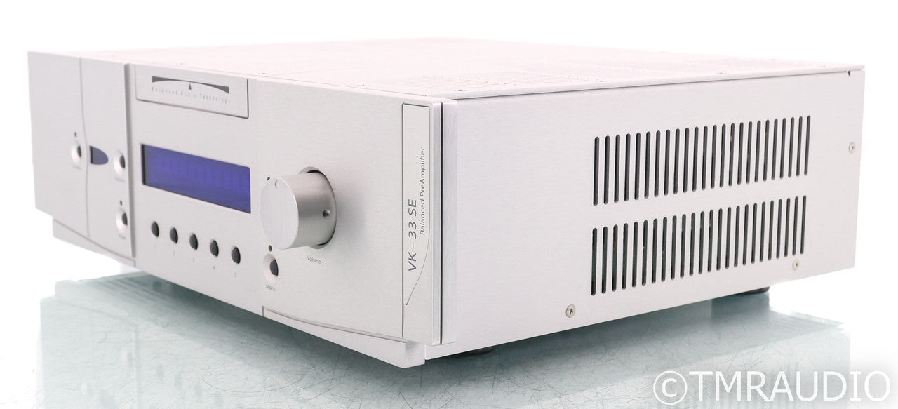 BAT VK-33 SE Stereo Tube Preamplfiier; Remote; Silver; Balanced' VK33SE