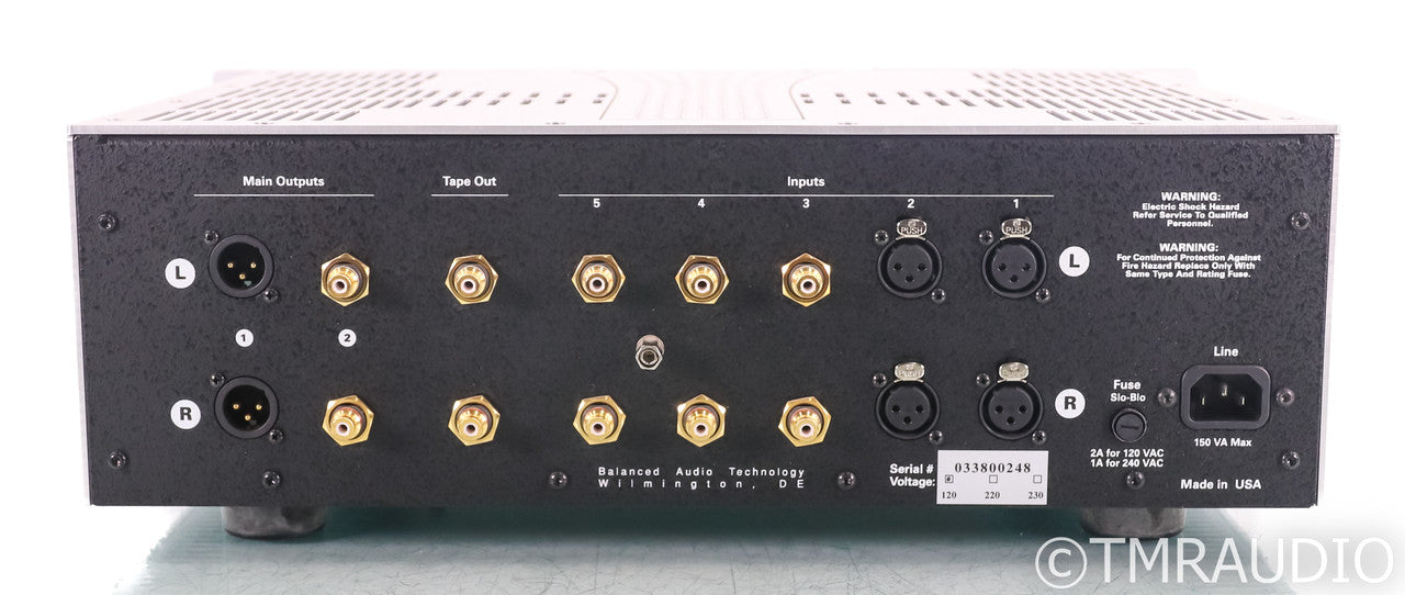 BAT VK-33 SE Stereo Tube Preamplfiier; Remote; Silver; Balanced' VK33SE