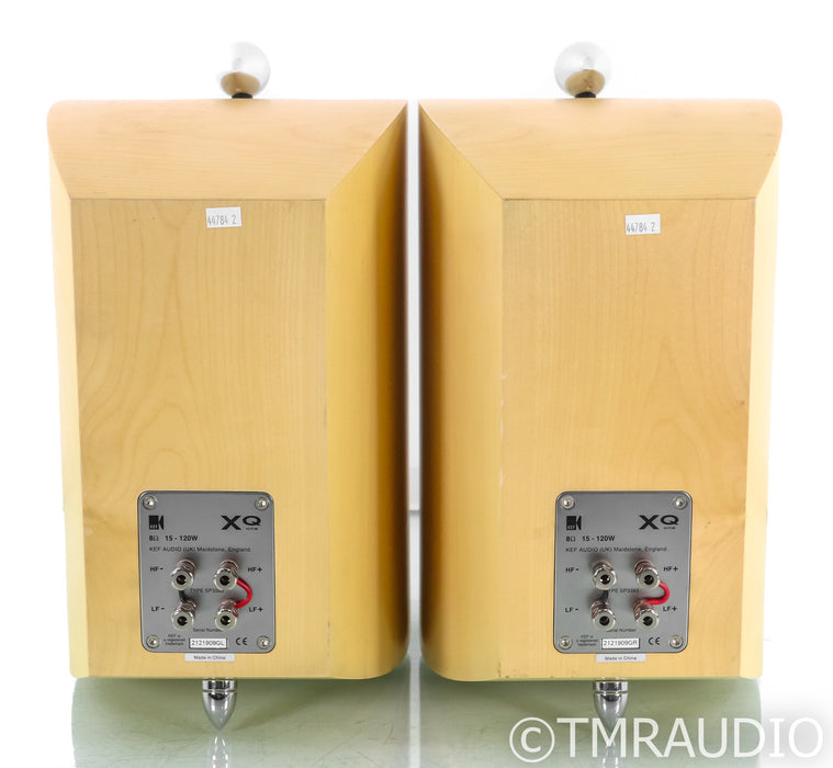 KEF XQ1 Bookshelf Speakers; XQ-1; Maple Pair