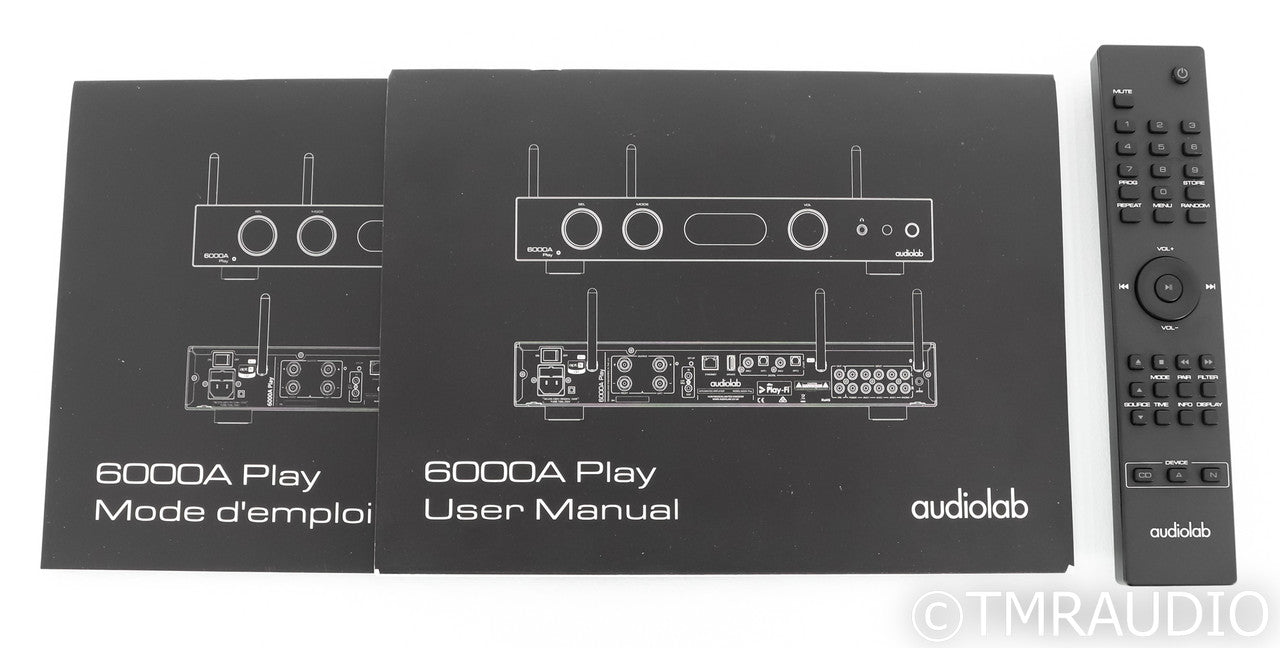 Audiolab 6000A Play Wireless Streaming Integrated Amplifier; Silver (Unused)
