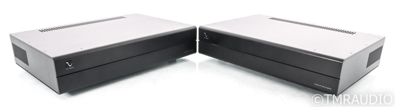 PS Audio Stellar M1200 Mono Power Amplifiers; Black (Used)