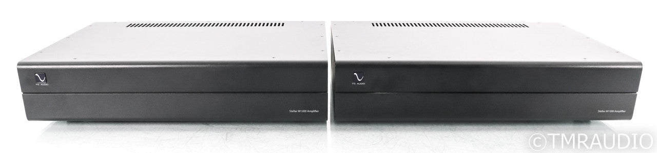 PS Audio Stellar M1200 Mono Power Amplifiers; Black (Used)