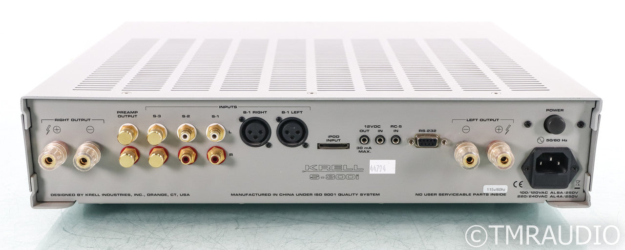 Krell S-300i Stereo Integrated Amplifier; S300i; Remote