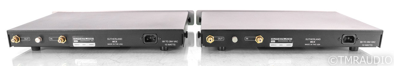 Sutherland MCX Moving Coil Phono Preamplifier; Dual Mono MC Phono Stage