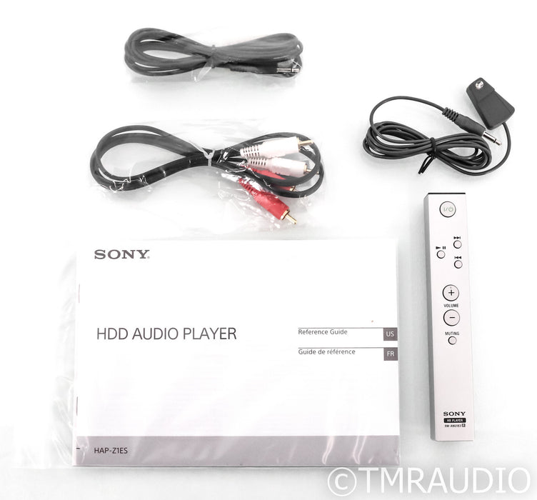 Sony HAP-Z1ES Wireless Network Streamer / Server; Silver; Remote; 1TB HDD