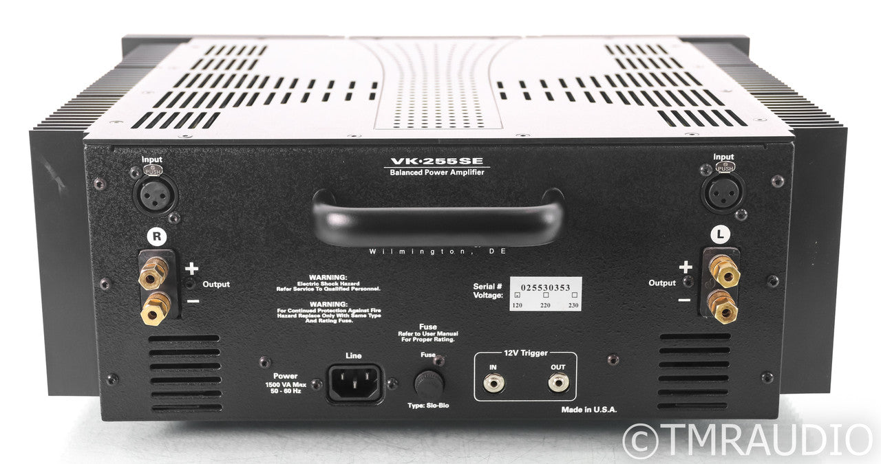 BAT VK-255SE Stereo Power Amplifier; VK255-SE; Black