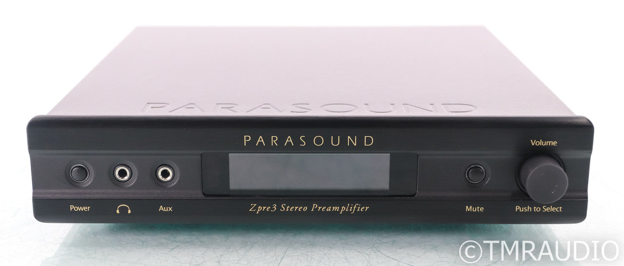 Parasound Zpre3 Stereo Preamplifier; Remote; ZPre-3; Black