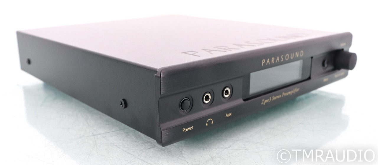 Parasound Zpre3 Stereo Preamplifier; Remote; ZPre-3; Black