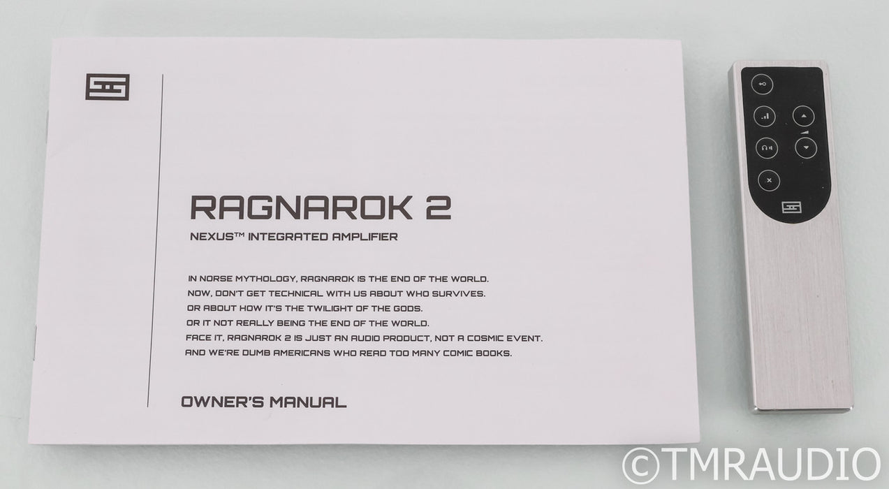 Schiit Ragnarok 2 Stereo Integrated Amplifier; Silver