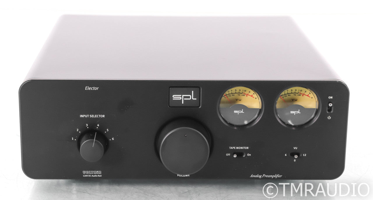 SPL Elector Analog Stereo Preamplifier; Black