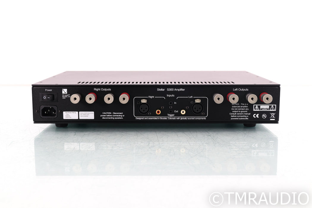 PS Audio Stellar S300 Stereo Power Amplifier; Black; S-300; Black (Used)