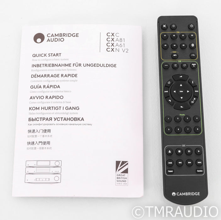 Cambridge Audio CXC CD Transport; Remote; CX-C